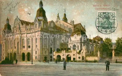 AK / Ansichtskarte Koeln_Rhein Opernhaus Koeln_Rhein