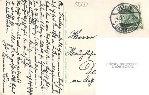 AK / Ansichtskarte Koeln_Rhein Denkmal Jean vom Werth auf dem Altermarkt Koeln_Rhein