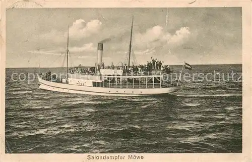 AK / Ansichtskarte Dahme_Ostseebad_Holstein Salondampfer Moewe 