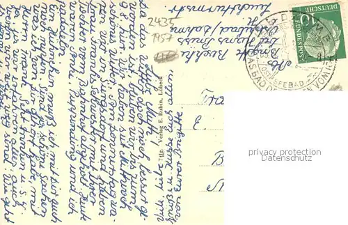 AK / Ansichtskarte Dahme_Ostseebad_Holstein Kurpark Lesehalle Strand Bootssteg Promenade Wellenreiten Zeltstrand Golfplatz 