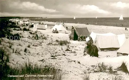 AK / Ansichtskarte Dahme_Ostseebad_Holstein Strand Abbessinien 