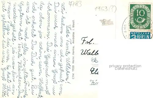 AK / Ansichtskarte Anroechte Partie am Anroechter Krankenhaus Anroechte