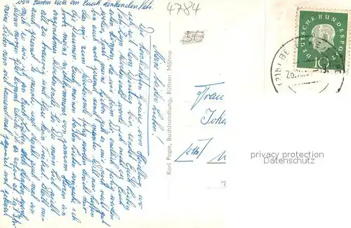 AK / Ansichtskarte Ruethen_Moehne Partie im Bibertal Ruethen Moehne