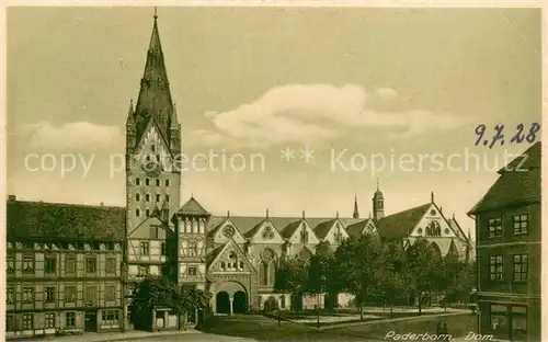 AK / Ansichtskarte Paderborn Dom Paderborn