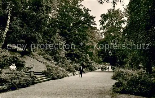 AK / Ansichtskarte Bad_Nauheim Parkweg zum Teichhaus Bad_Nauheim