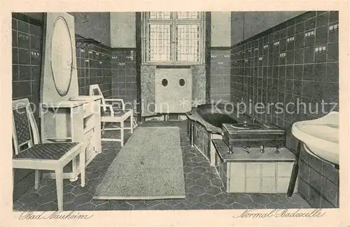 AK / Ansichtskarte Bad_Nauheim Kurhaus Badezelle Kupfertiefdruck Bad_Nauheim