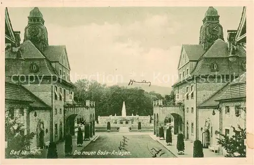 AK / Ansichtskarte Bad_Nauheim Neue Badeanlagen Bad_Nauheim