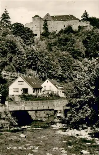 AK / Ansichtskarte Monschau Eifel Brueckenpartie Monschau