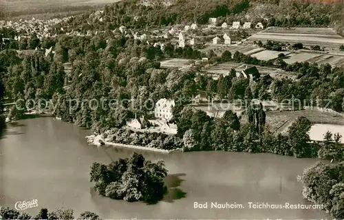 AK / Ansichtskarte Bad_Nauheim Teichhaus Restaurant Grosser Teich Bad_Nauheim