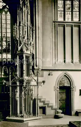 AK / Ansichtskarte Friedberg_Hessen Stadtkirche Innenansicht Friedberg Hessen