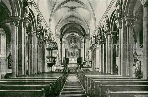 AK / Ansichtskarte Ilbenstadt Basilika Innenansicht 12. Jhdt. Ilbenstadt