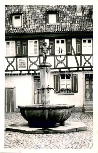 AK / Ansichtskarte Meisenheim_Glan Brunnen Altstadt Meisenheim_Glan