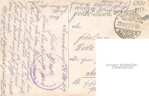 AK / Ansichtskarte Mannheim Paradeplatz Denkmal Mannheim