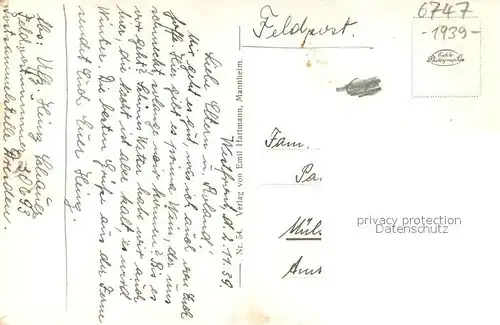 AK / Ansichtskarte Annweiler_Trifels Panorama Feldpost Annweiler_Trifels