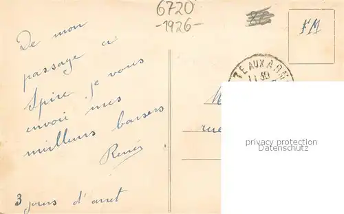 AK / Ansichtskarte Speyer_Rhein Protestantische Kirche Speyer Rhein