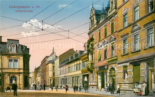 AK / Ansichtskarte Ludwigshafen_Rhein Gellertstrasse Ludwigshafen Rhein