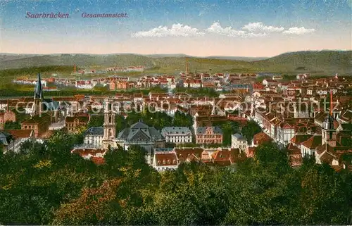 AK / Ansichtskarte Saarbruecken Gesamtansicht Saarbruecken