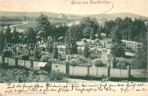 AK / Ansichtskarte Saarbruecken Ehrenthal Friedhof Saarbruecken