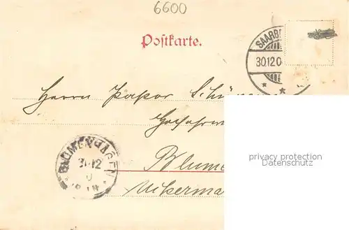 AK / Ansichtskarte Saarbruecken Ehrenthal Friedhof Saarbruecken