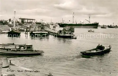 AK / Ansichtskarte Emden__Ostfriesland Neuer Binnenhafen 