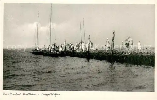 AK / Ansichtskarte Borkum Segelhafen Nordseebad Borkum