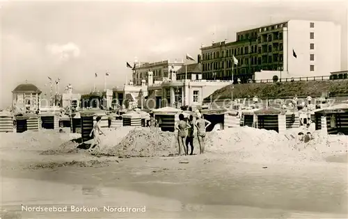 AK / Ansichtskarte Borkum Nordstrand Nordseebad Borkum