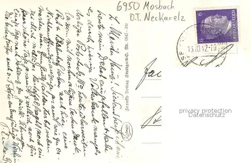 AK / Ansichtskarte Neckarelz Blick zur Kirche Neckarelz