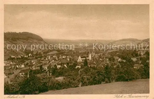 AK / Ansichtskarte Mosbach_Baden Blick vom Panoramaweg Mosbach_Baden