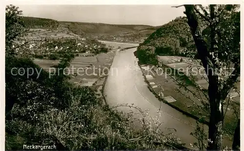 AK / Ansichtskarte Neckargerach Panorama Blick ins Neckartal Neckargerach