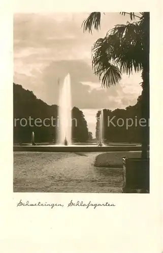 AK / Ansichtskarte Schwetzingen Wasserspiele im Schlossgarten Schwetzingen