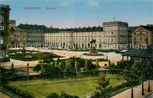 AK / Ansichtskarte Mannheim Schloss Denkmal Mannheim