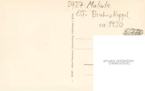 AK / Ansichtskarte Bruhnskoppel Fernsicht Landschaftspanorama Holsteinische Schweiz Bruhnskoppel