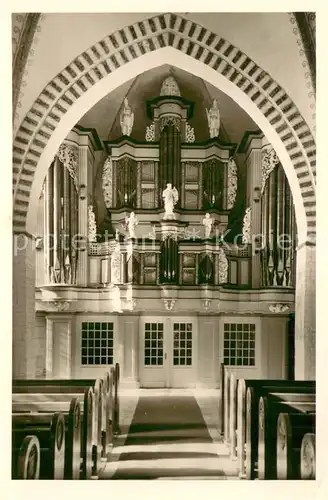AK / Ansichtskarte Burg_Fehmarn St. Nikolai Kirche Neue Orgel Burg Fehmarn
