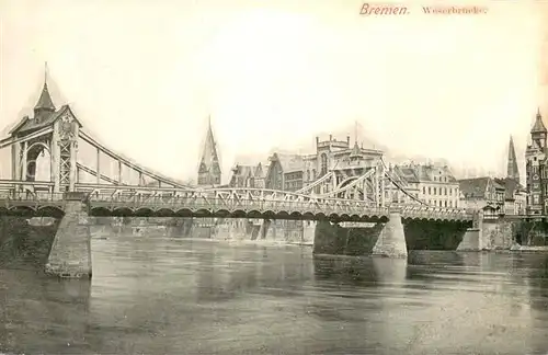 AK / Ansichtskarte Bremen Weserbruecke Bremen