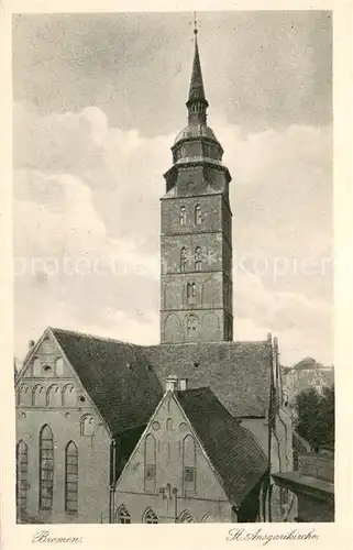 AK / Ansichtskarte Bremen St. Ansgarikirche Bremen