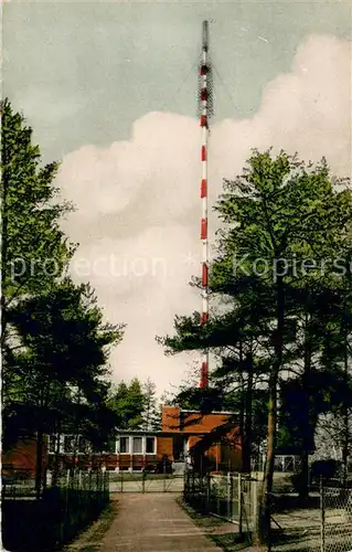 AK / Ansichtskarte Steinkimmen Waldschaenke am Fernsehturm Bestellung mit Signatur des Wirts Steinkimmen