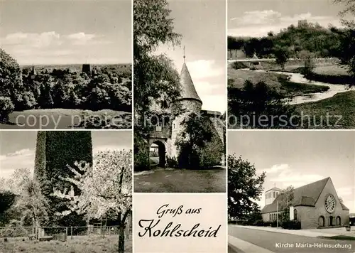 AK / Ansichtskarte Kohlscheid Kirche Maria Heimsuchung Kohlscheid