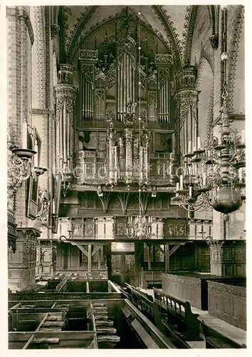 AK / Ansichtskarte Luebeck Jacobi Kirche Grosse Orgel Luebeck