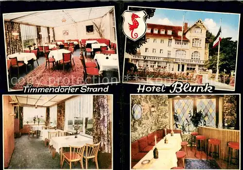 AK / Ansichtskarte Timmendorfer_Strand Hotel Blunk Timmendorfer_Strand