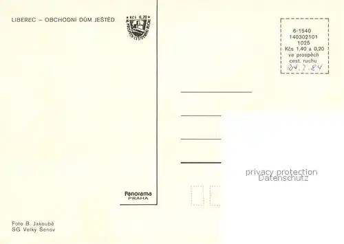 AK / Ansichtskarte Liberec Obchodni Dum Jested Liberec
