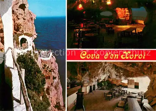 AK / Ansichtskarte Menorca Cova d en Xorio Klippe Hoehle Menorca
