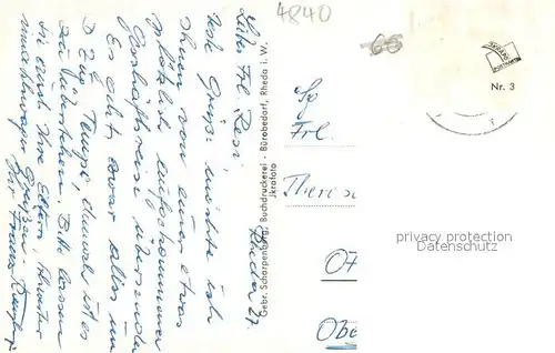 AK / Ansichtskarte Rheda Wiedenbrueck Schlossmuehle Rheda Wiedenbrueck