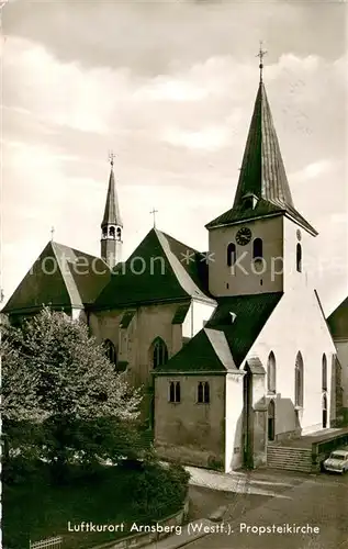 AK / Ansichtskarte Arnsberg_Westfalen Propsteikirche Arnsberg_Westfalen