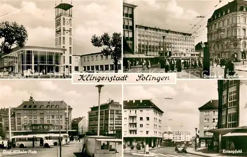 AK / Ansichtskarte Solingen Entenpfuhl Graf Wilhelm Platz Hauptbahnhof  Solingen