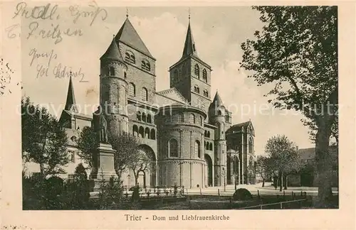 AK / Ansichtskarte Trier Dom und Liebfrauenkirche Trier