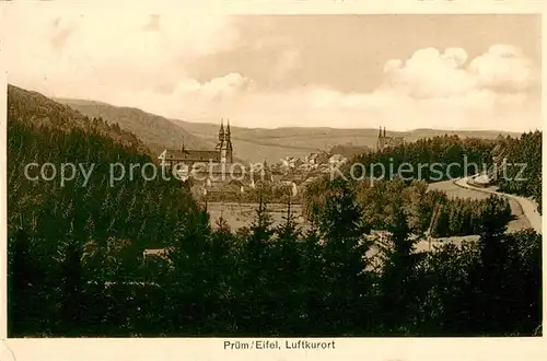 AK / Ansichtskarte Pruem_Eifel Gesamtansicht Pruem_Eifel