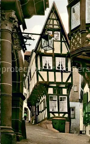 AK / Ansichtskarte Bernkastel Kues Spitzhaeuschen Fachwerk  Bernkastel Kues