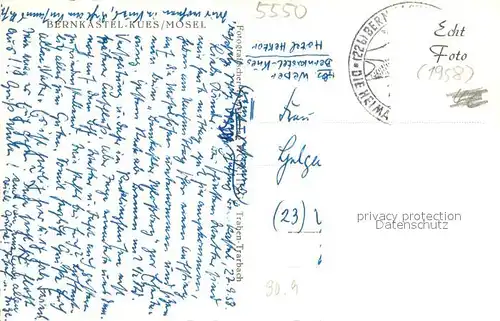 AK / Ansichtskarte Bernkastel Kues Fachwerkhaeuser Bernkastel Kues