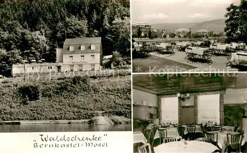 AK / Ansichtskarte Bernkastel Kues Restaurant Zur Waldschenke  Bernkastel Kues