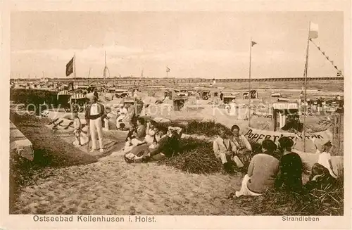 AK / Ansichtskarte Kellenhusen_Ostseebad Strandpartie Kellenhusen_Ostseebad